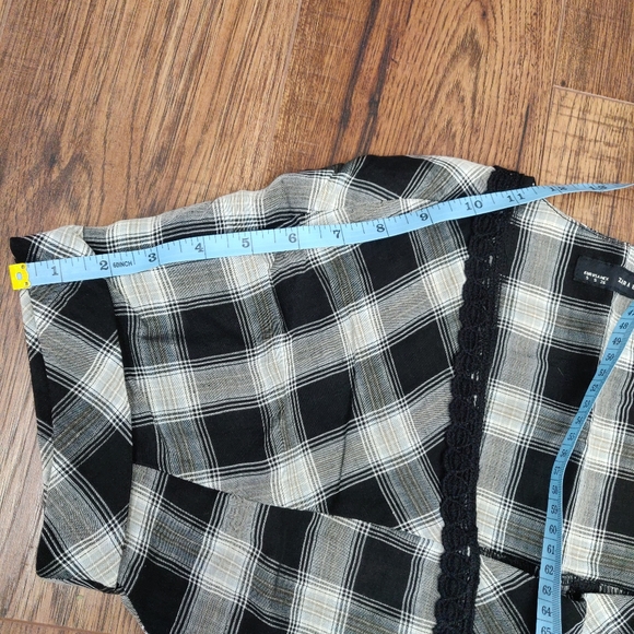 Zara Basic Checkered T shirt Casual Spring Dress - Picture 7 of 8